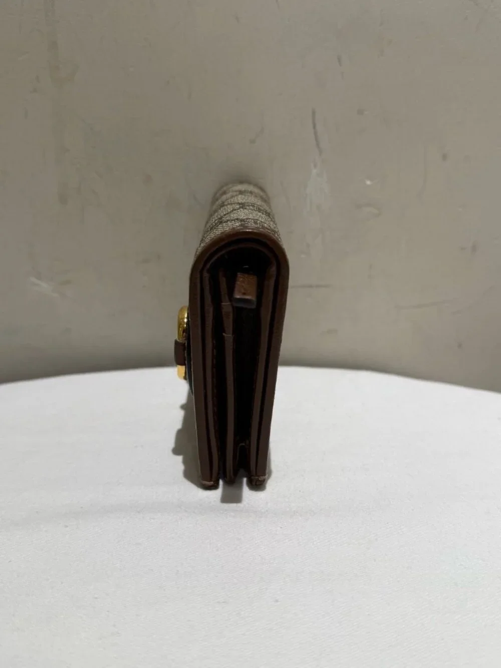 Gucci 1955 Horsebit GG Supreme Compact Wallet Card Holder